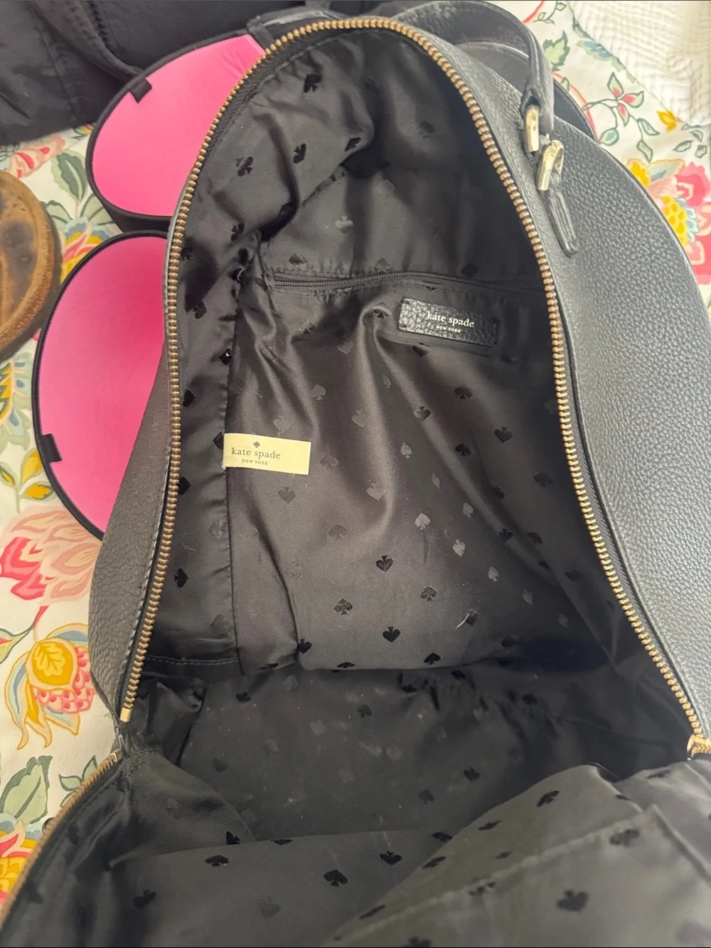 kate spade structured pebble